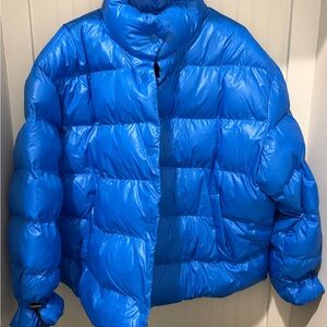 Women's Blue Puffer Jacket